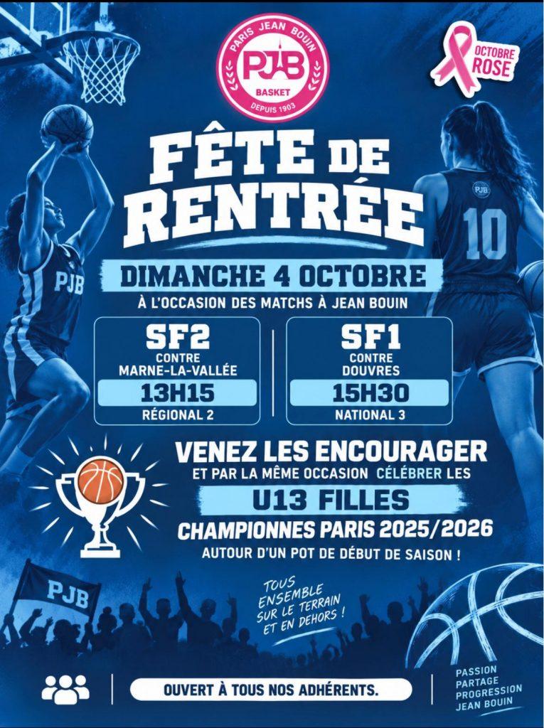 Fête de rentrée  - Dimanche 4 Octobre 2026 - ON VOUS ATTEND NOMBREUX